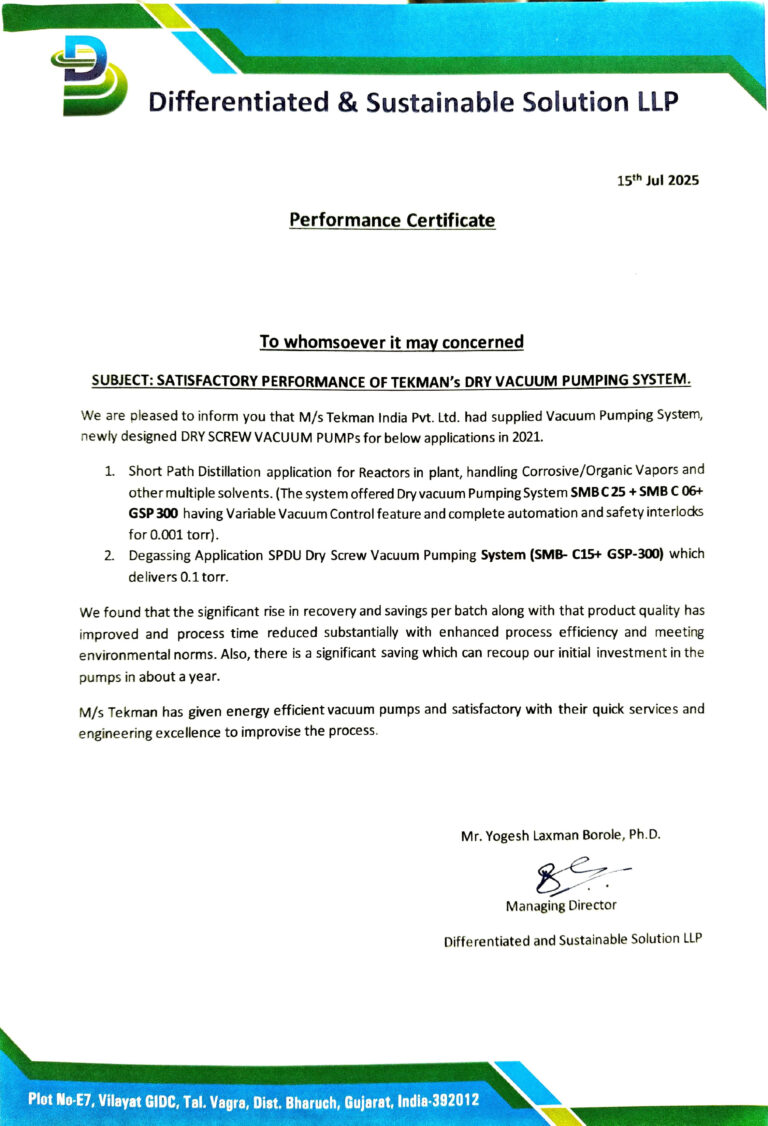 Differentiated & Sustainable Solution LLP