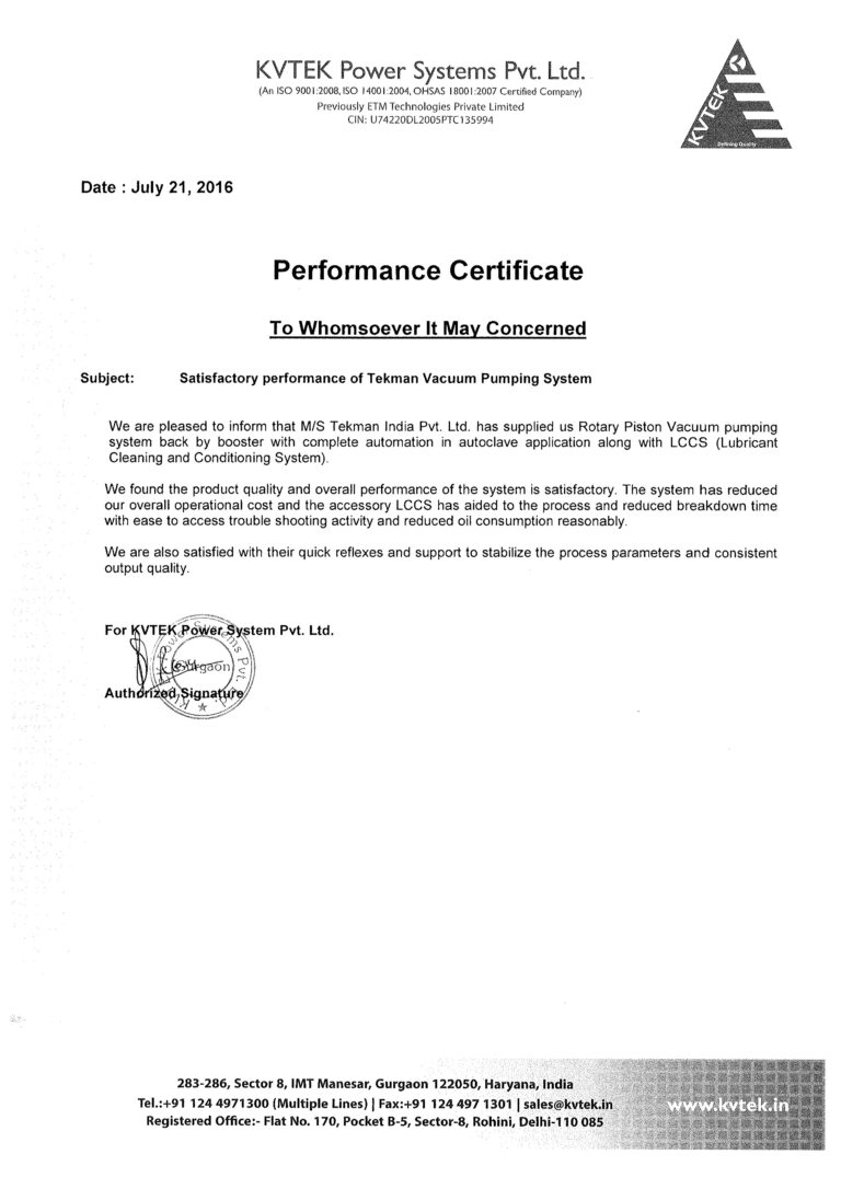 KVTEK Power Systems Pvt Ltd