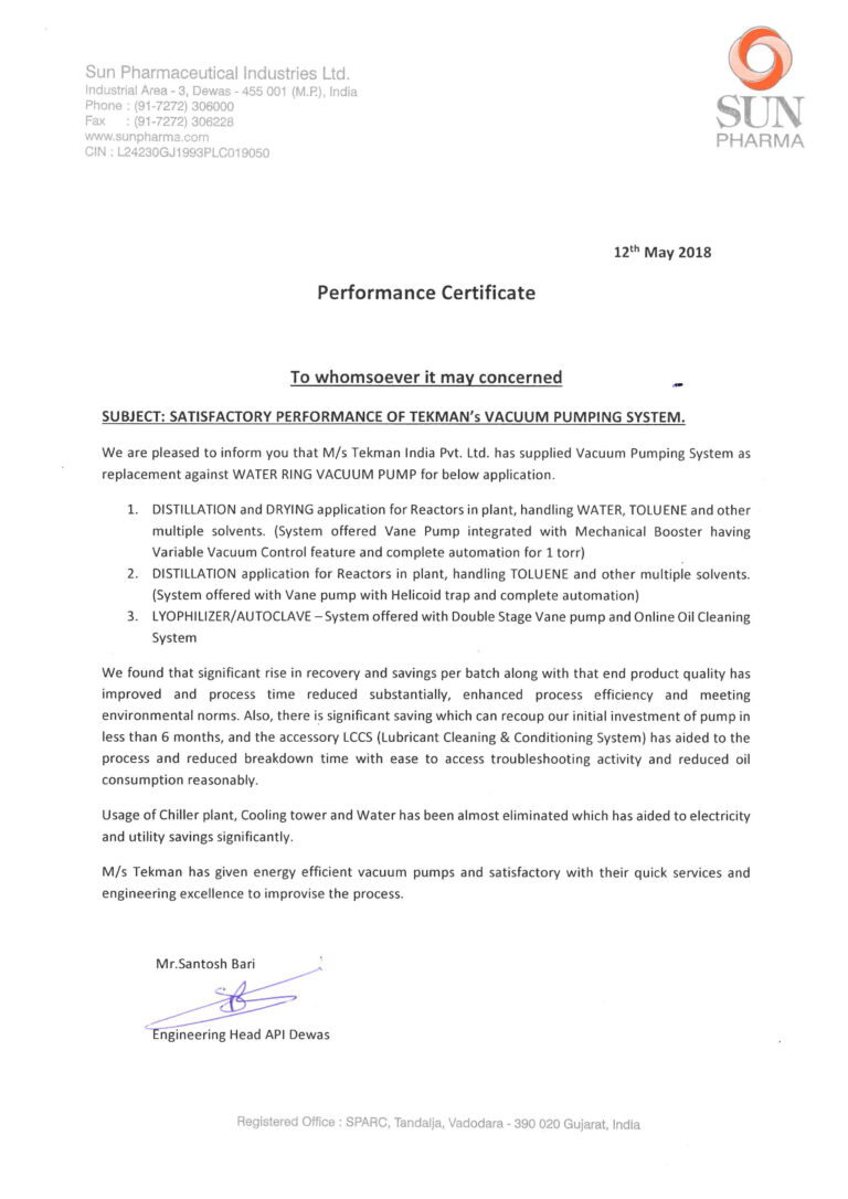 Sun Pharmaceuticals Industries Ltd.